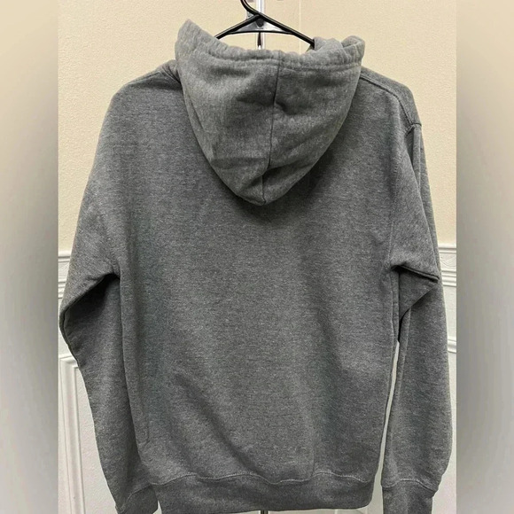 Buc-ee’s Hoodie UNISEX SMALL Gray Pullover Graphic Print Distressed Sweater - Picture 3 of 3